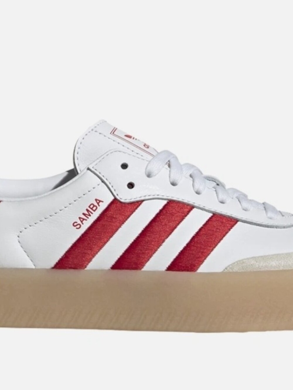 Adidas Sambae Platform/Athletic 3 Stripe Shoes Size 6.5 Women - Picture 2 of 12